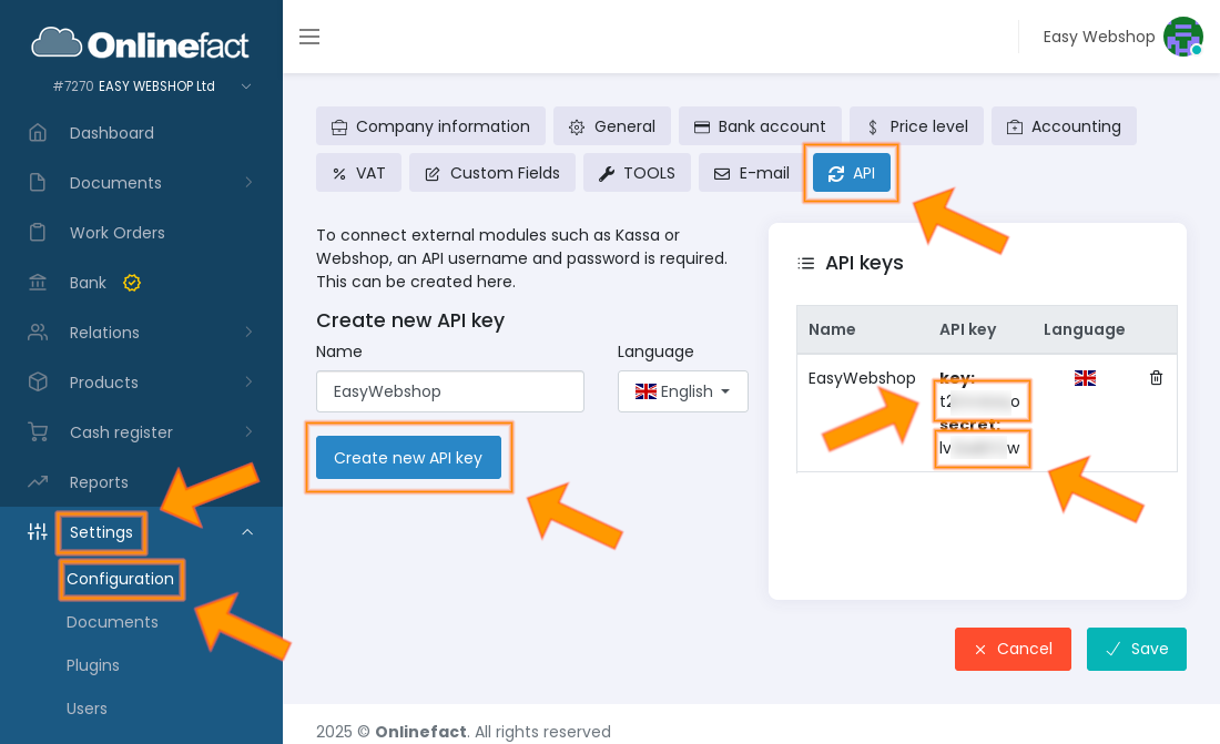 onlinefact-interface